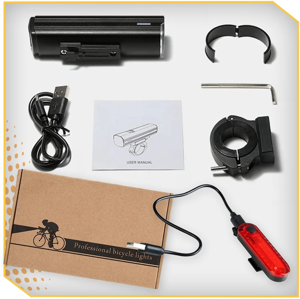 KINGSEVEN LED GALINIS DVIRAČIO LEMPAS USB PRIEKINIS PRIEKINIS Tvirtas GALINIO DVIRAČIO RINKINYS