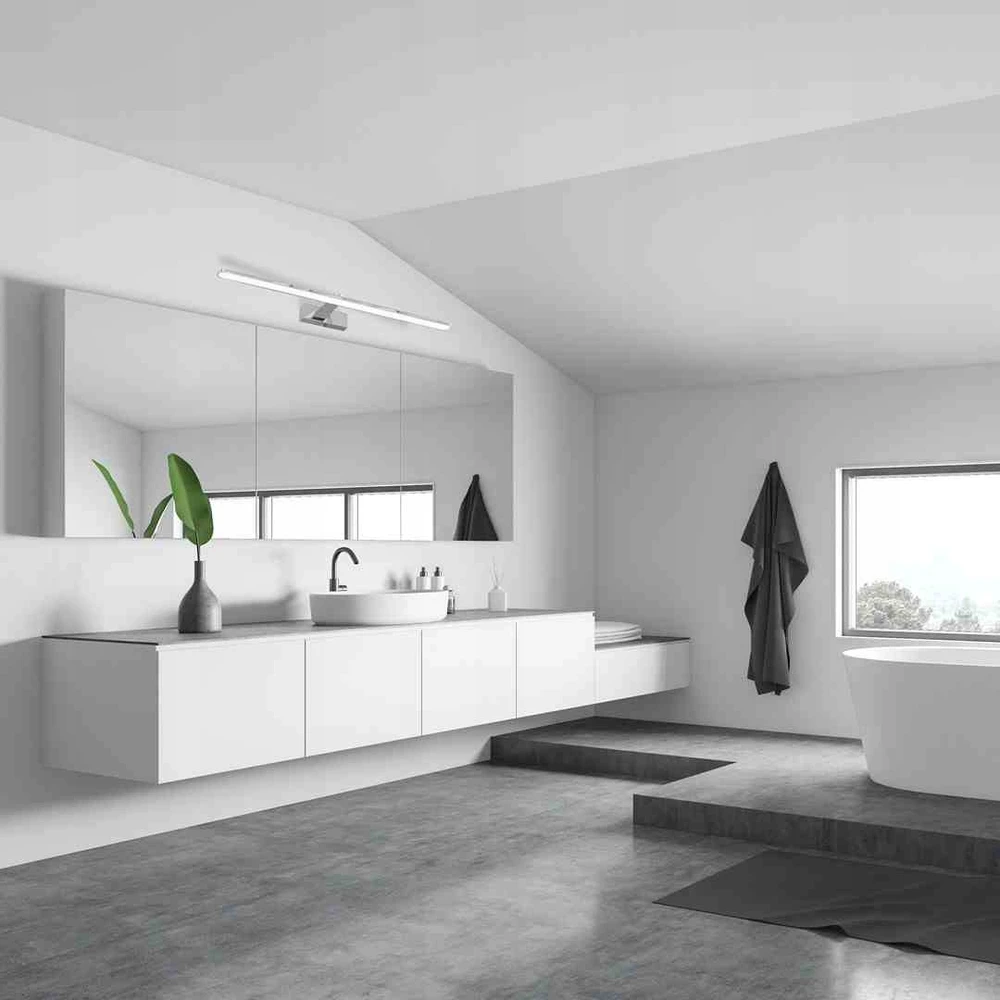 Sieninis šviestuvas Kinkiet łazienkowy LED Milagro SPLASH ML5722 80cm 16W 1120lm IP44 chrom
