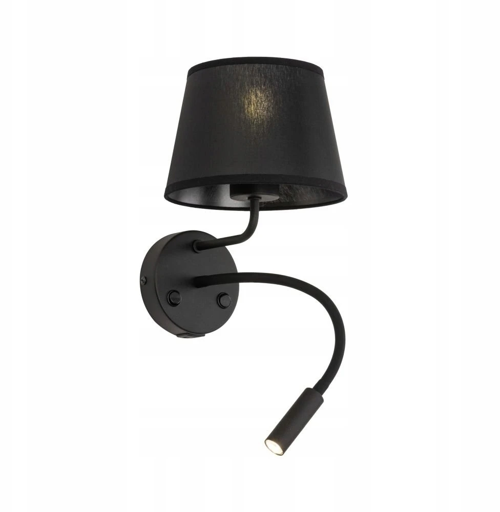 Kinkiet do czytania su USB MAJA Juodas 10203 TK Lighting
