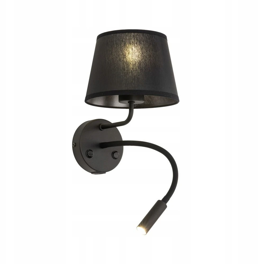 Kinkiet do czytania su USB MAJA Juodas 10203 TK Lighting