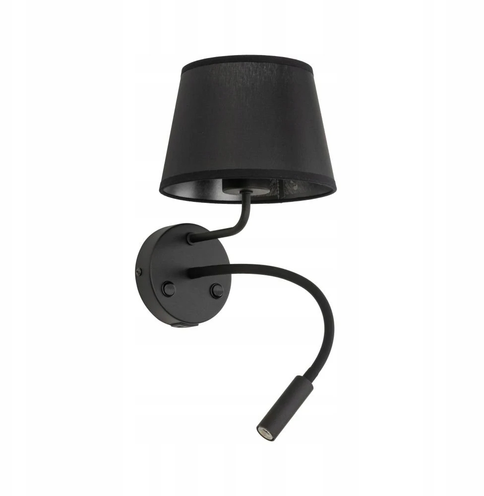 Kinkiet do czytania su USB MAJA Juodas 10203 TK Lighting