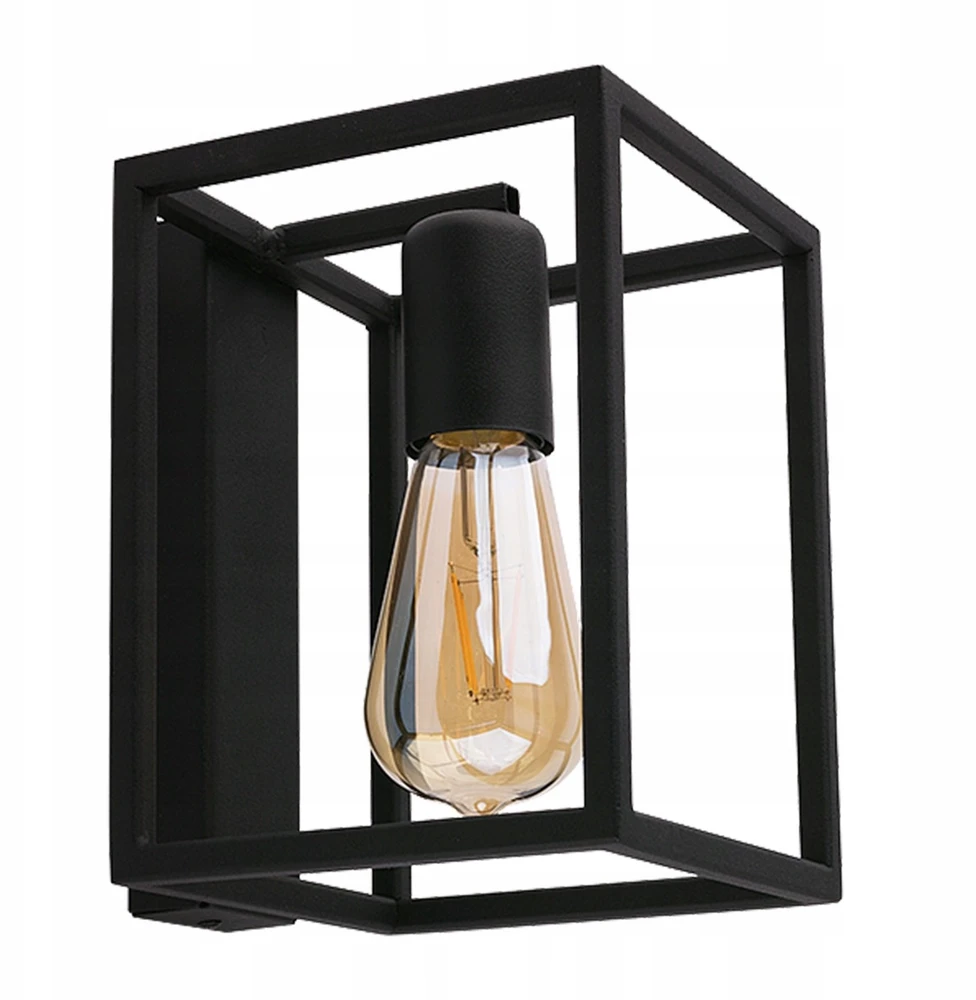 Sieninis šviestuvas KINKIET LAMPA ŚCIENNA NOWODVORSKI CRATE Juoda 9046