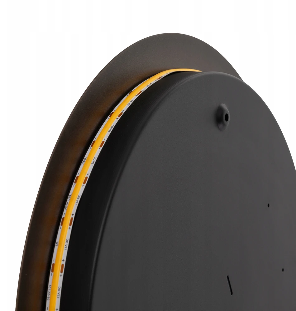 Kinkiet Nowodvorski RING LED satynowy czekoladowy sypialnia 35 cm