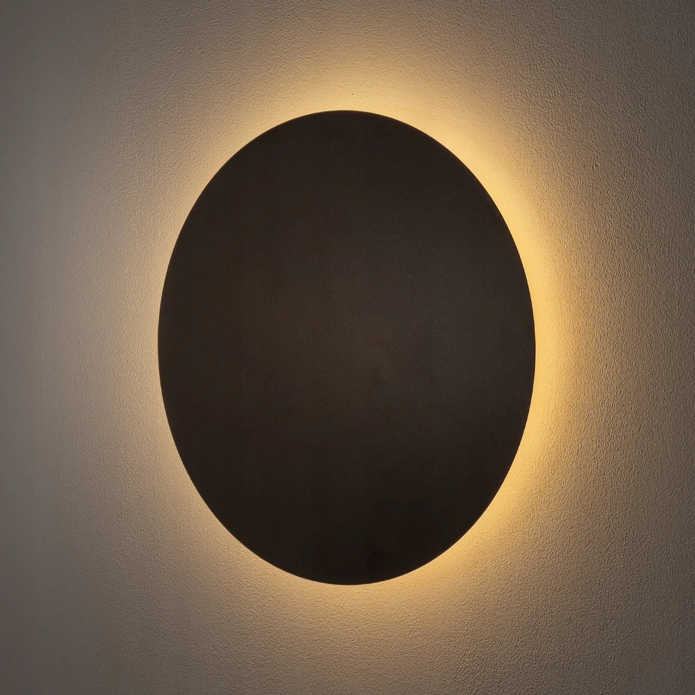 Kinkiet Nowodvorski RING LED satynowy czekoladowy sypialnia 35 cm