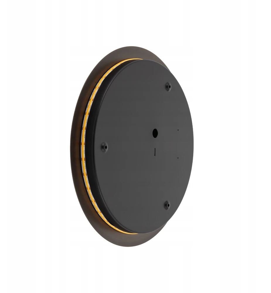 Kinkiet Nowodvorski RING LED satynowy czekoladowy sypialnia 35 cm