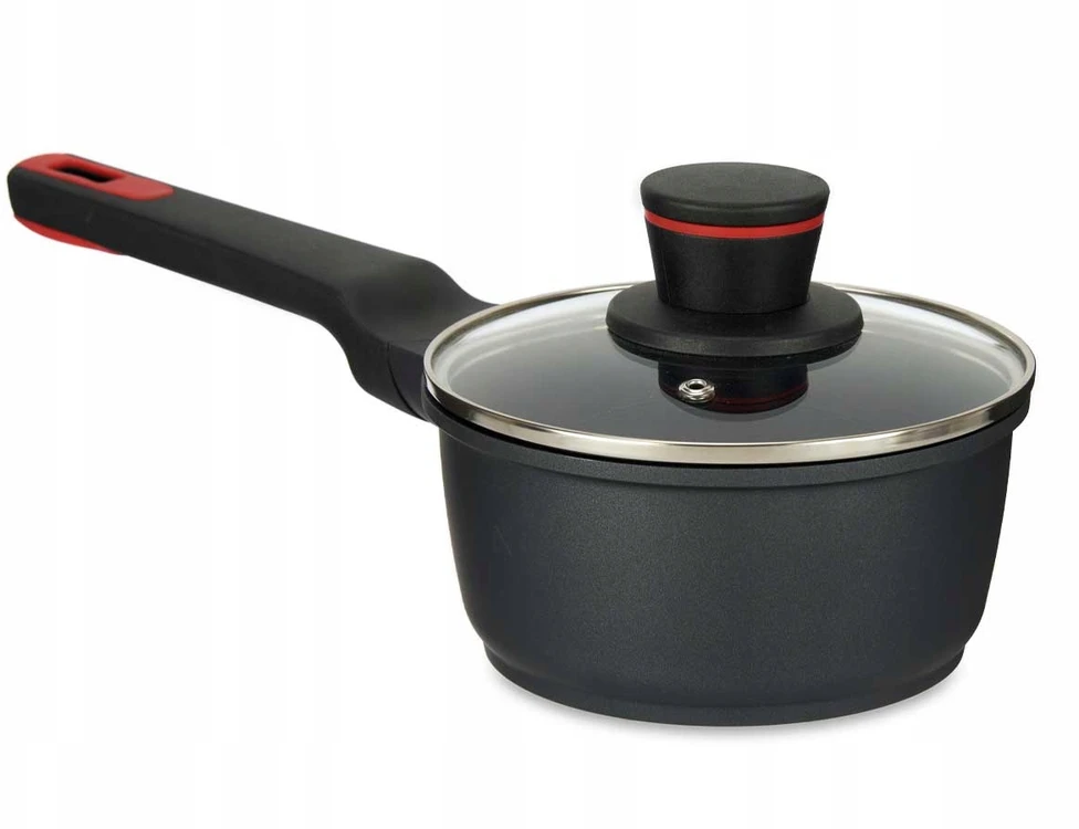 Kinvara Puodas su Pokrywką Molten Juodas Aliuminio ( 16 cm)