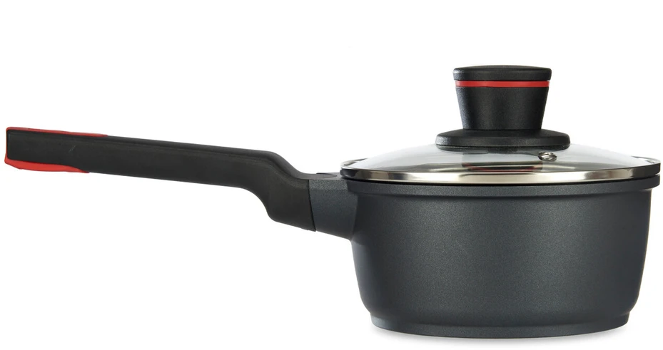 Kinvara Puodas su Pokrywką Molten Juodas Aliuminio ( 16 cm)