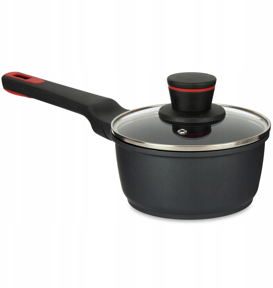 Kinvara Puodas su Pokrywką Molten Juodas Aliuminio ( 16 cm)