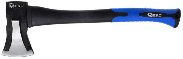 Kirvis-pleištas skaldymui 1kg 44 cm stikloplastikiniu kotu GEKO PREMIUM G72231