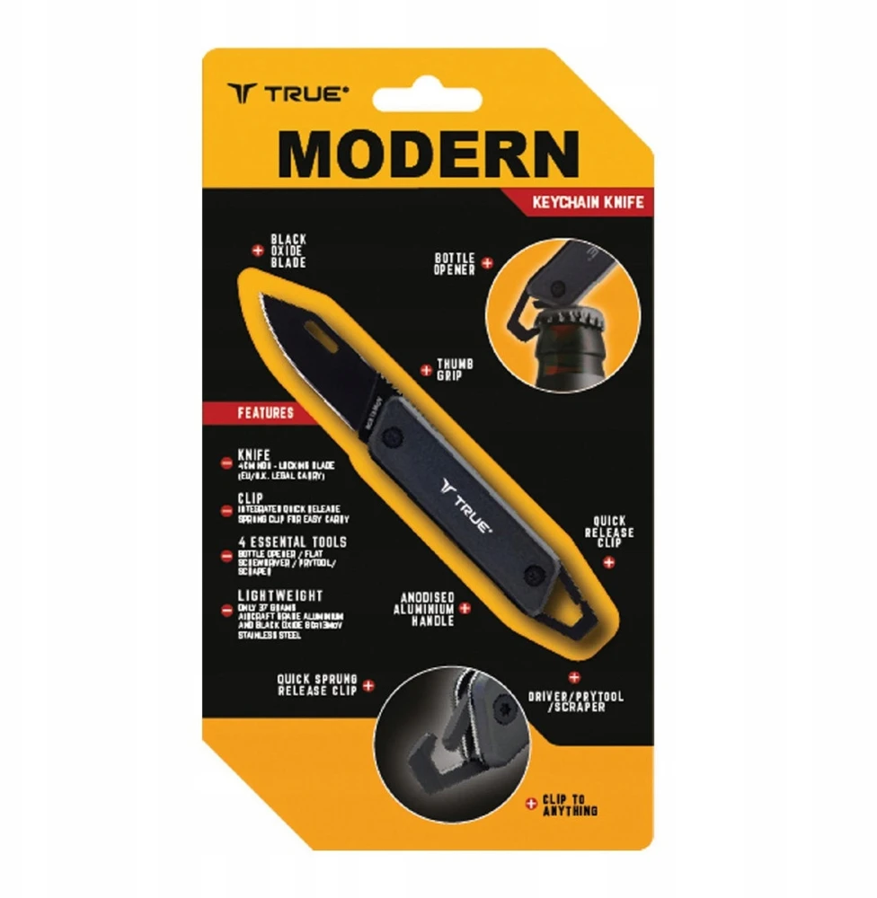 Kišeninis peilis True Utility Modern Key Chain Knife