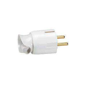 Kištukas kampu LEGRAND,16A, 230V, baltos spalvos