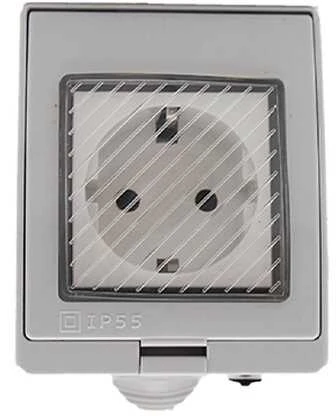 Vandeniui atsparus kištukinis lizdas Feelspot FS-WSK02WE IP55 WiFi, Tuya