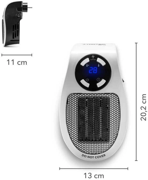 Trotec TFC 1 E 500 W kištukinis šildytuvas