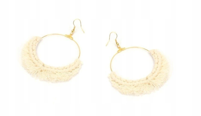 „Kit Bijou Macramé - GRAINE CREATIVE ON A TOUS DU TALENT - Auskarai - Baltas - Klipsas - Sintetinis“