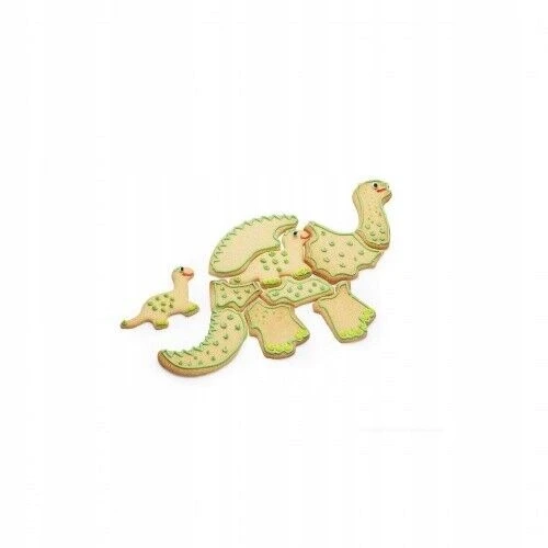 Kitchen Craft Dino dinozaurų sausainių formelių rinkinys, 2 vnt, mamos ir vaiko formelės