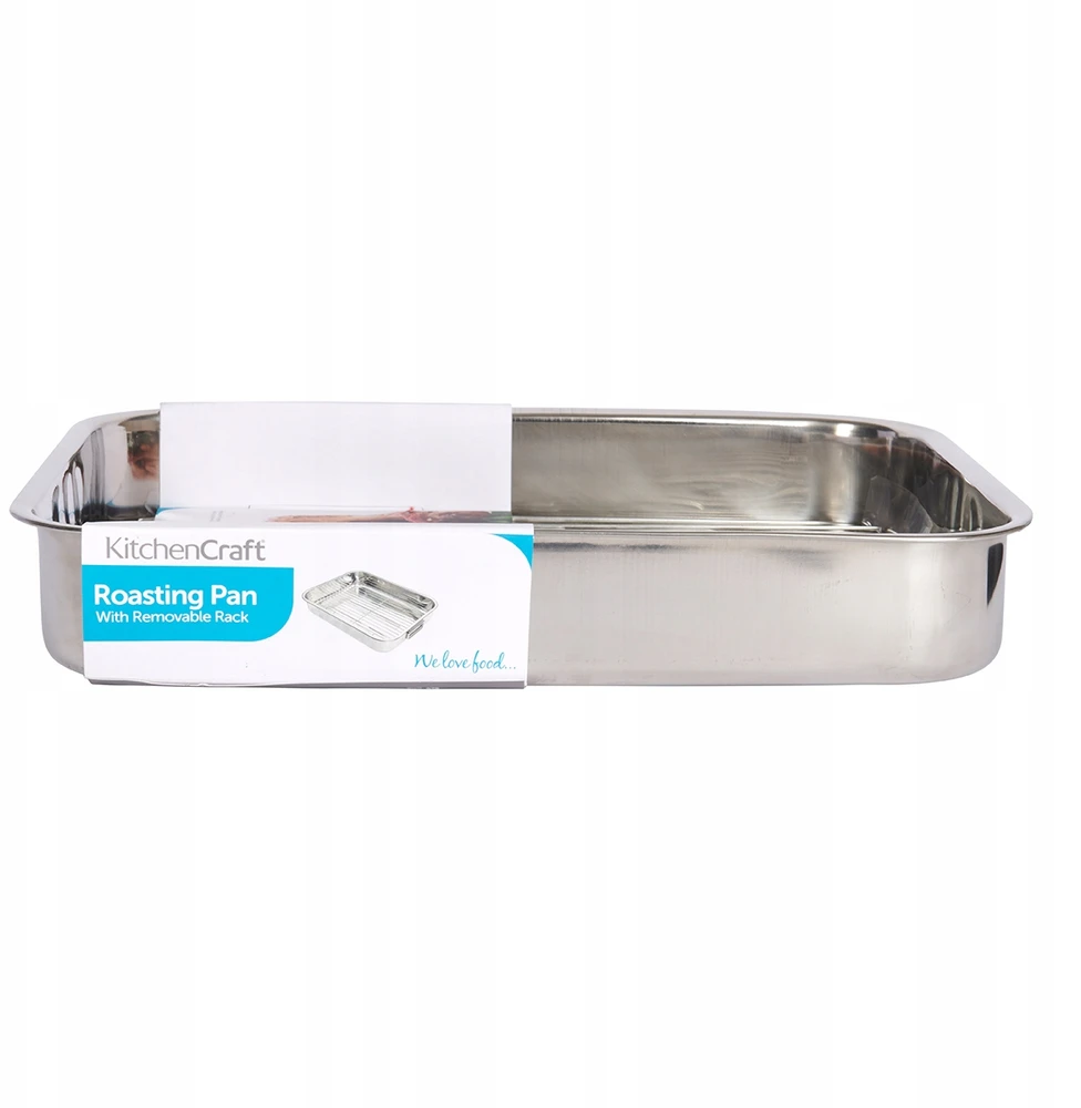 Kitchen Craft kepimo keptuvė 43 × 31 × 7 inox lazanijos padėklas