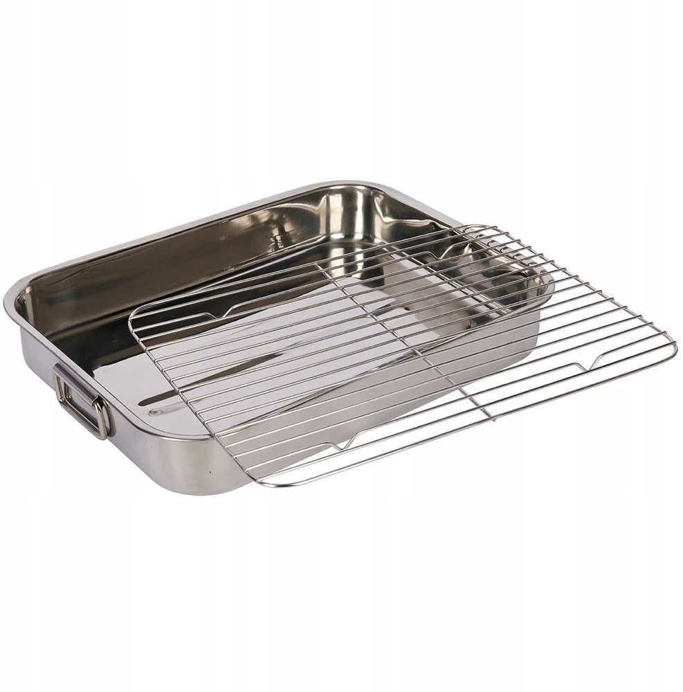 Kitchen Craft kepimo keptuvė 43 × 31 × 7 inox lazanijos padėklas
