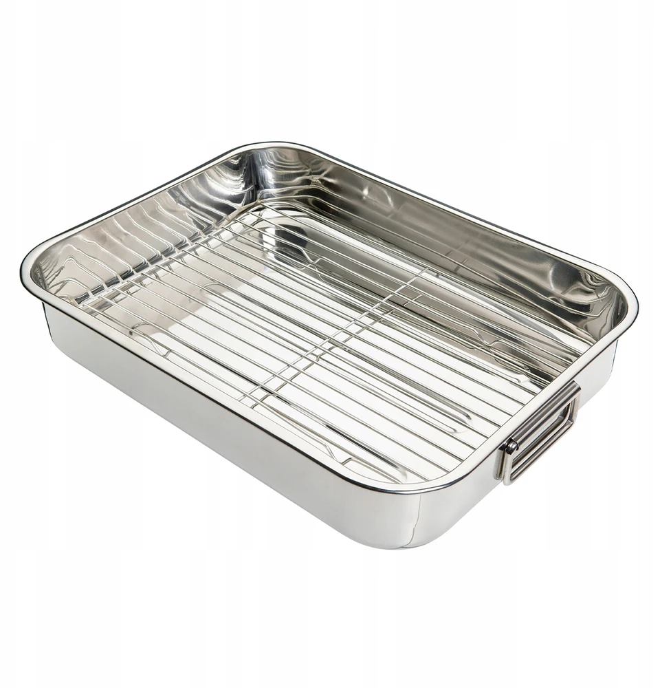 Kitchen Craft kepimo keptuvė 43 × 31 × 7 inox lazanijos padėklas