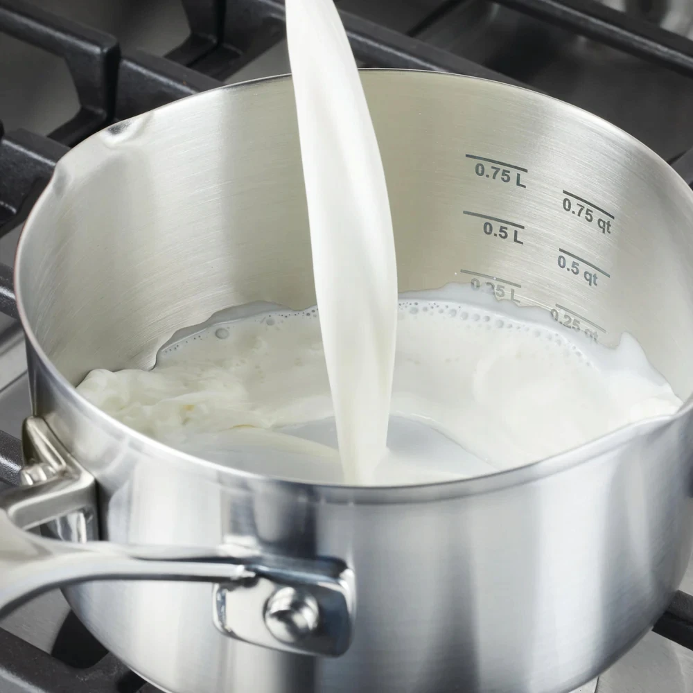 KitchenAid Classic puodas mažas 16 cm 1,5 l nerūdijančio plieno indukcinis puodas