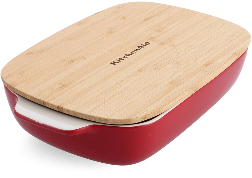 KitchenAid kepimo indo keptuvė su dangčiu laikymui