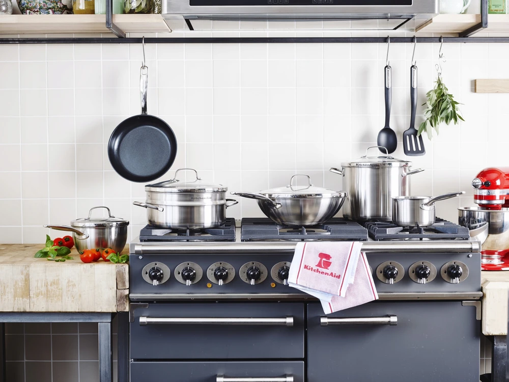 KitchenAid Proline plieno puodas 24cm 8l su dangteliu sriuboms virti