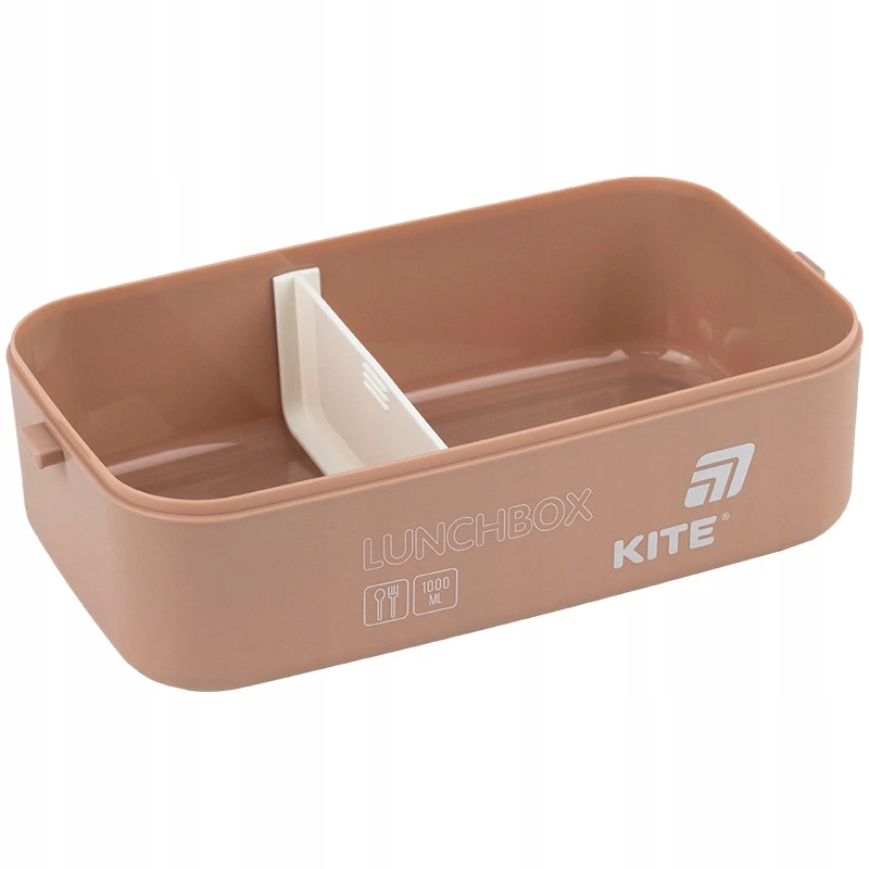 Kite 1000 ml rožinis maisto dėžutė su stalo įrankiais