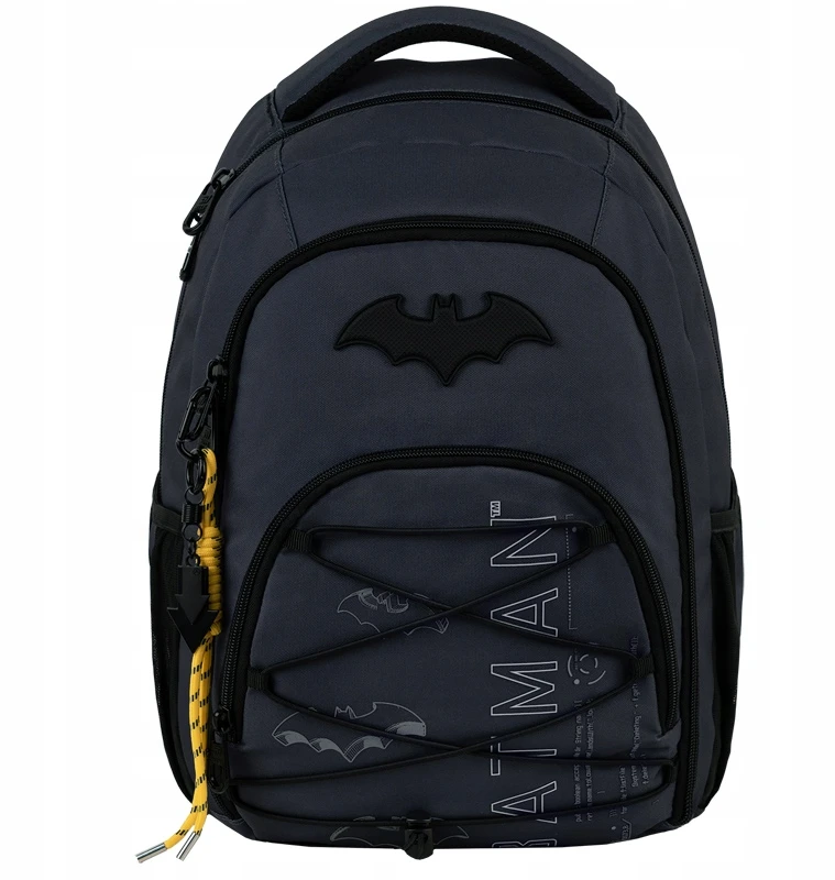 Kite Batman kuprinė paaugliams, pilka, šviečianti, 9-12 m.