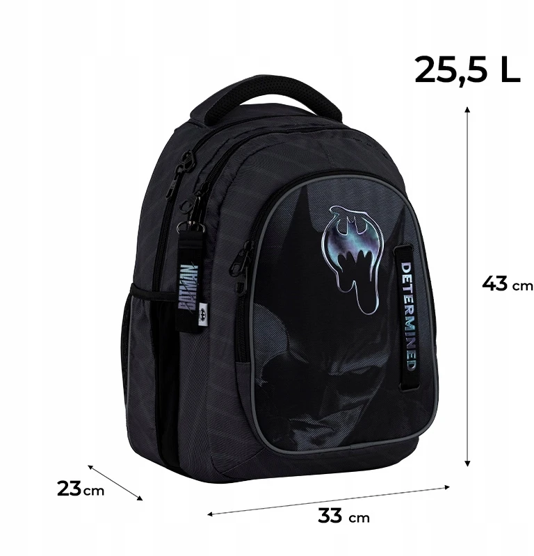 Kite Dc25-8001l jaunimo kuprinė berniukams, juoda, 25.5l