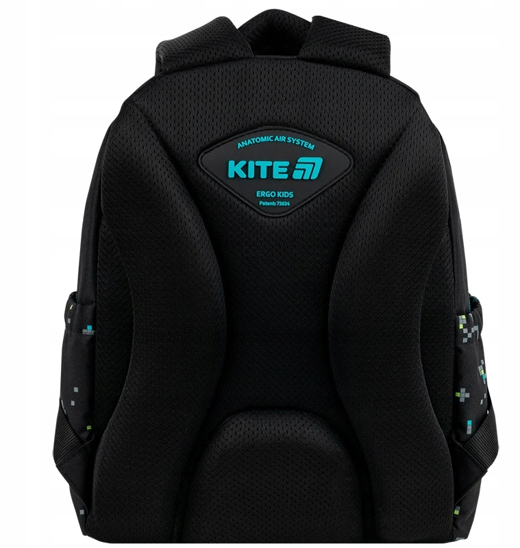 Kite kuprinė berniukams 6-10 m. juoda, ortopedinė, su žaidimų motyvais
