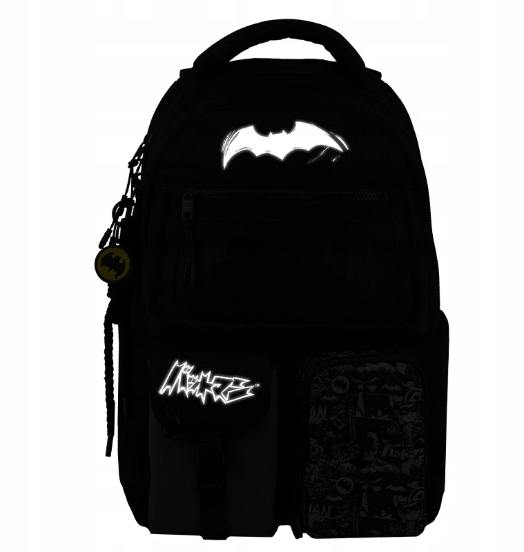 Kite kuprinė berniukams 9-12 m. juoda su Batman simboliu
