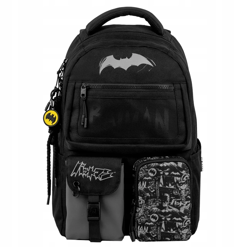 Kite kuprinė berniukams 9-12 m. juoda su Batman simboliu