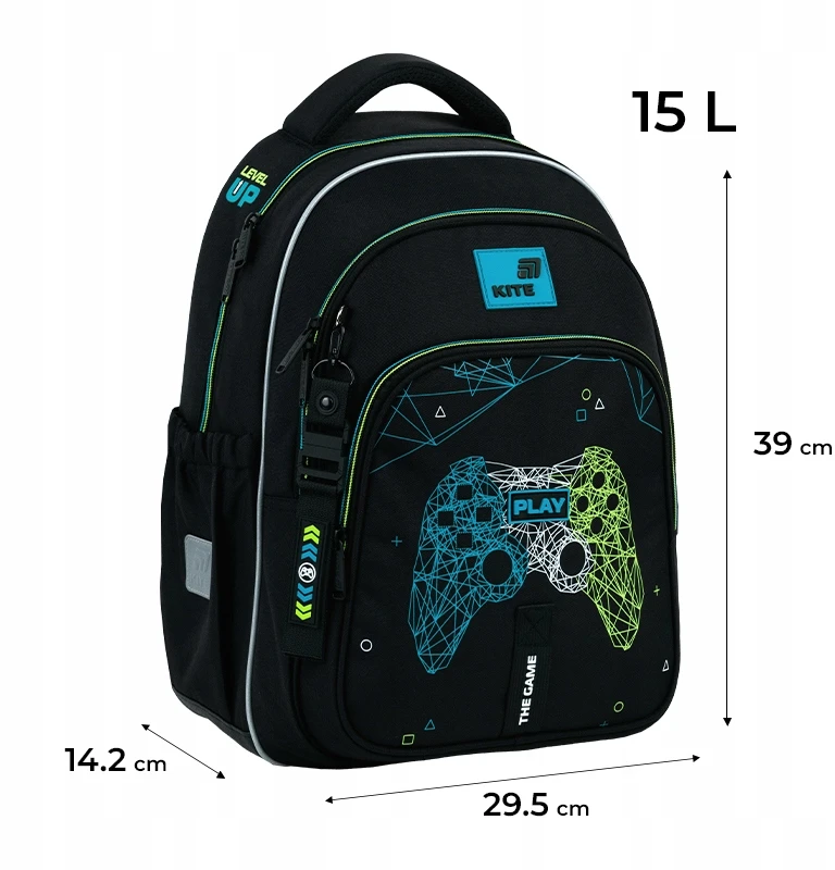 Kite kuprinė berniukams su krūtinės dirželiu, 15l