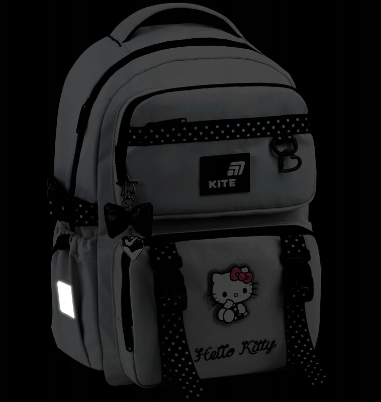 Kite Kuprinė mergaitėms Hello Kitty su breloku, ortopedinė