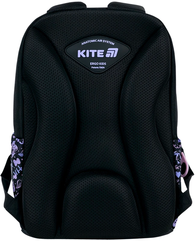 Kite Mokyklinė kuprinė mergaitėms Hello Kitty juoda, 6-12 metų