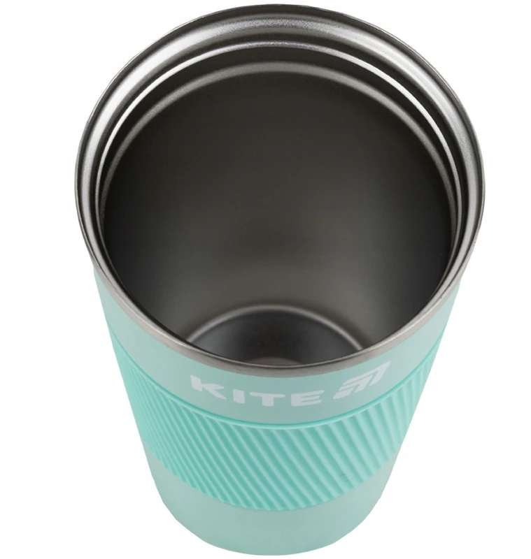 Kite Neslystantis termo puodelis kavai ir arbatai, žalias, 510 ml, aitvaras