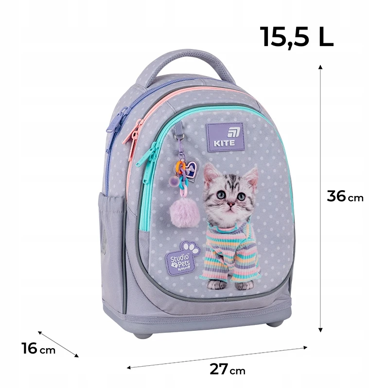 KITE Studio Pets SP26-724S mokyklinė kuprinė