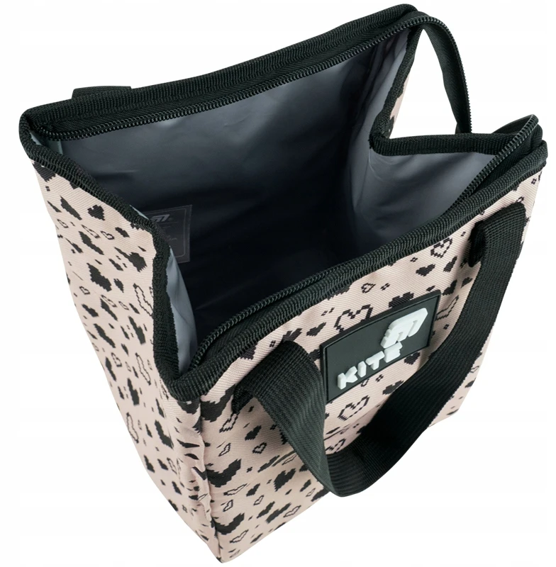 Kite Termo pietų krepšys vaikams su rankenėlėmis, smėlio spalvos širdelėmis, Aitvaras