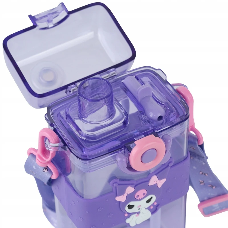 Kite Vandens buteliukas vaikams su Kuromi dizainu, 500 ml, violetinis