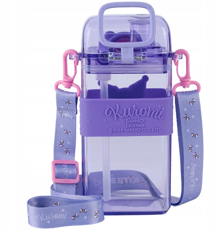Kite Vandens buteliukas vaikams su Kuromi dizainu, 500 ml, violetinis