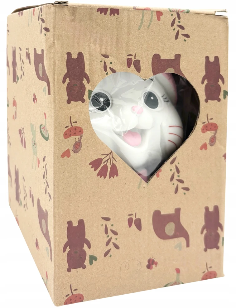 Kitty taupyklė, kačiuko formos taupyklė, didelė vaikiška kiaulytė, katė 01
