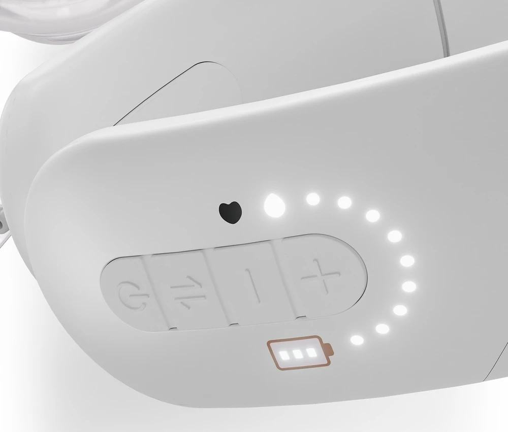 kk Kinderkraft Kinderkraft GentleNest dvigubas elektrinis laktatorius su šildymu, USB-C, KEGENE00GLD0000