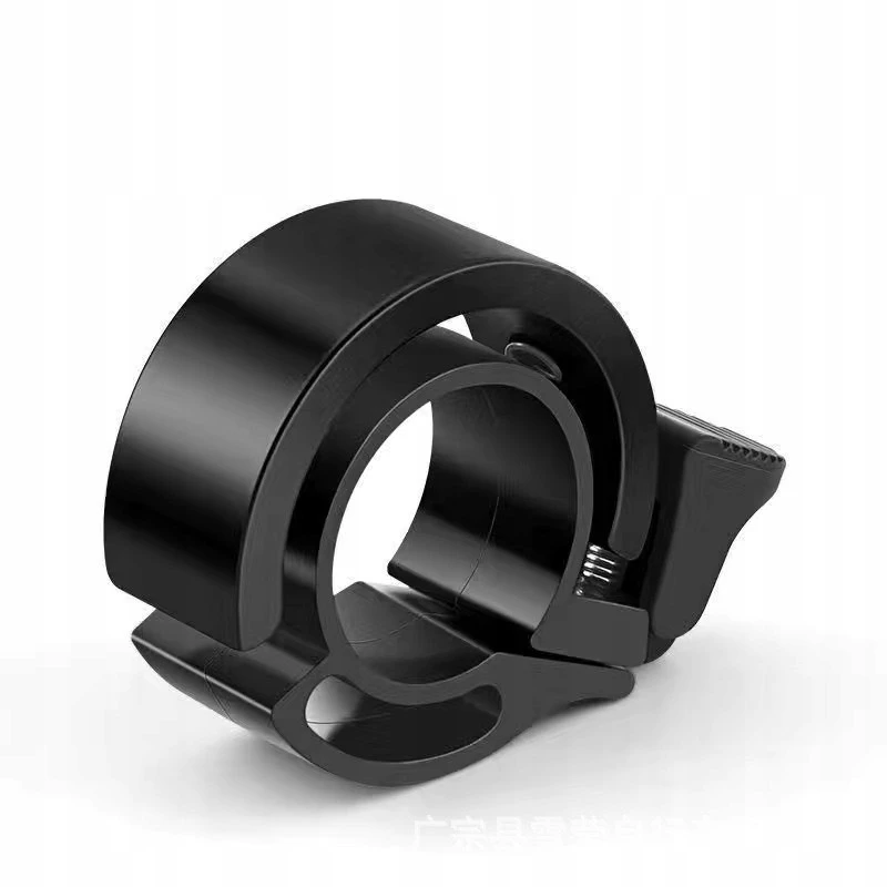 Klasikinis dviračio varpas, didelis, juodas, vairui 23,8-31,8 mm