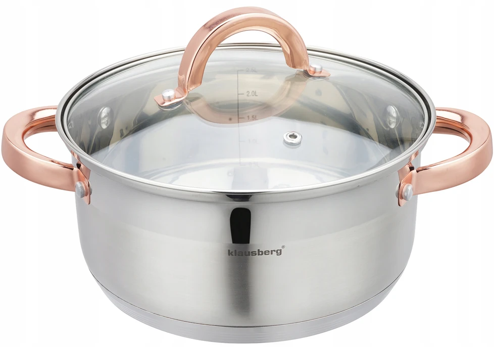 Klausberg Puodas Garinimo puodas 4 guobos, 20 cm, 3,1 l kb-7729
