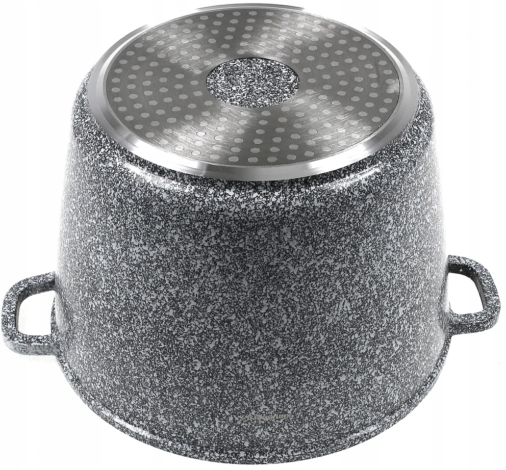 Puodas Puodas su dangčiu, aliuminis, pilkas marmuras, skersmuo 24 cm, 6,2 l, Klausberg