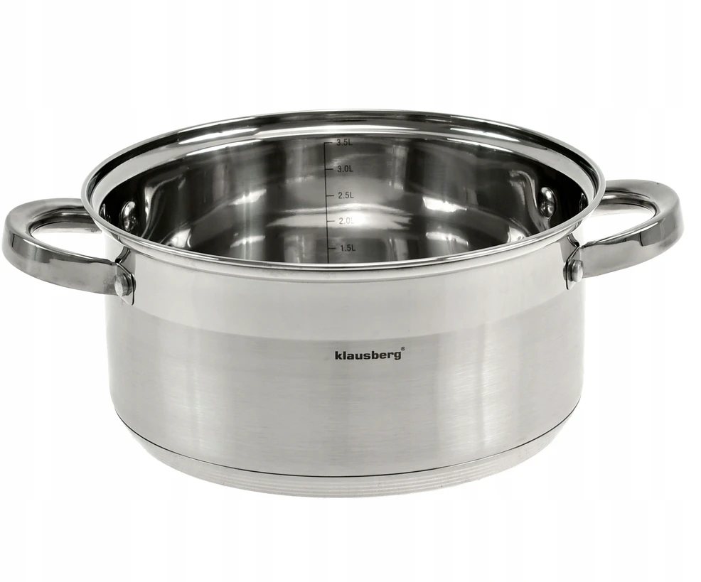 Klausberg GARO PUODŲ rinkinys, 22 cm. GARO PUODAS 4 L DUJŲ INDUKCIJA