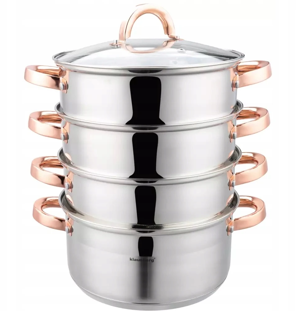 Klausberg Puodas Garinimo puodas 5 guobų, 24 cm, 5,0 l kb-7736