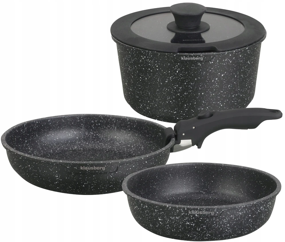 Rinkinys Virtuvės reikmenų rinkinys, 5 dalys, aliuminis, Klausberg, kb-7858