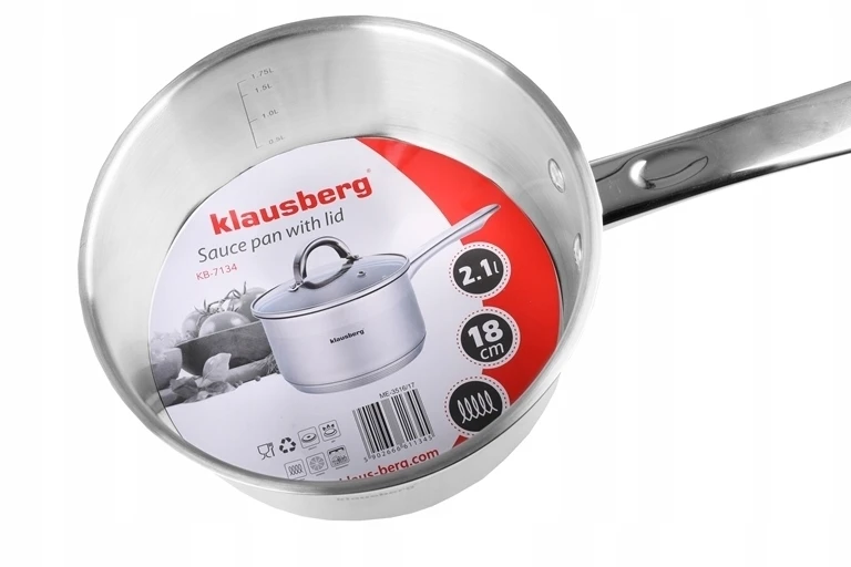 Klausberg Puodas Puodas su dangčiu Puodas 2.1 Lite Induction GAS