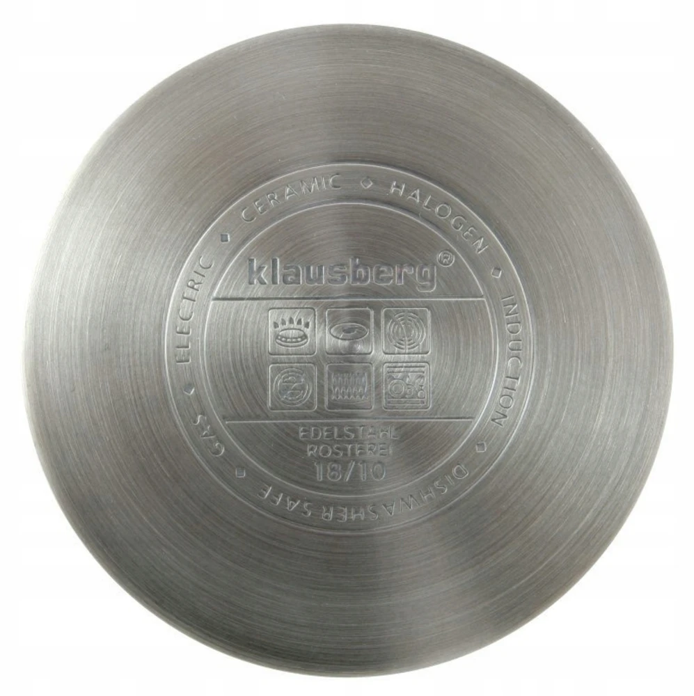 Puodas su pokrywą, stal śr.16cm 1,8l klausberg