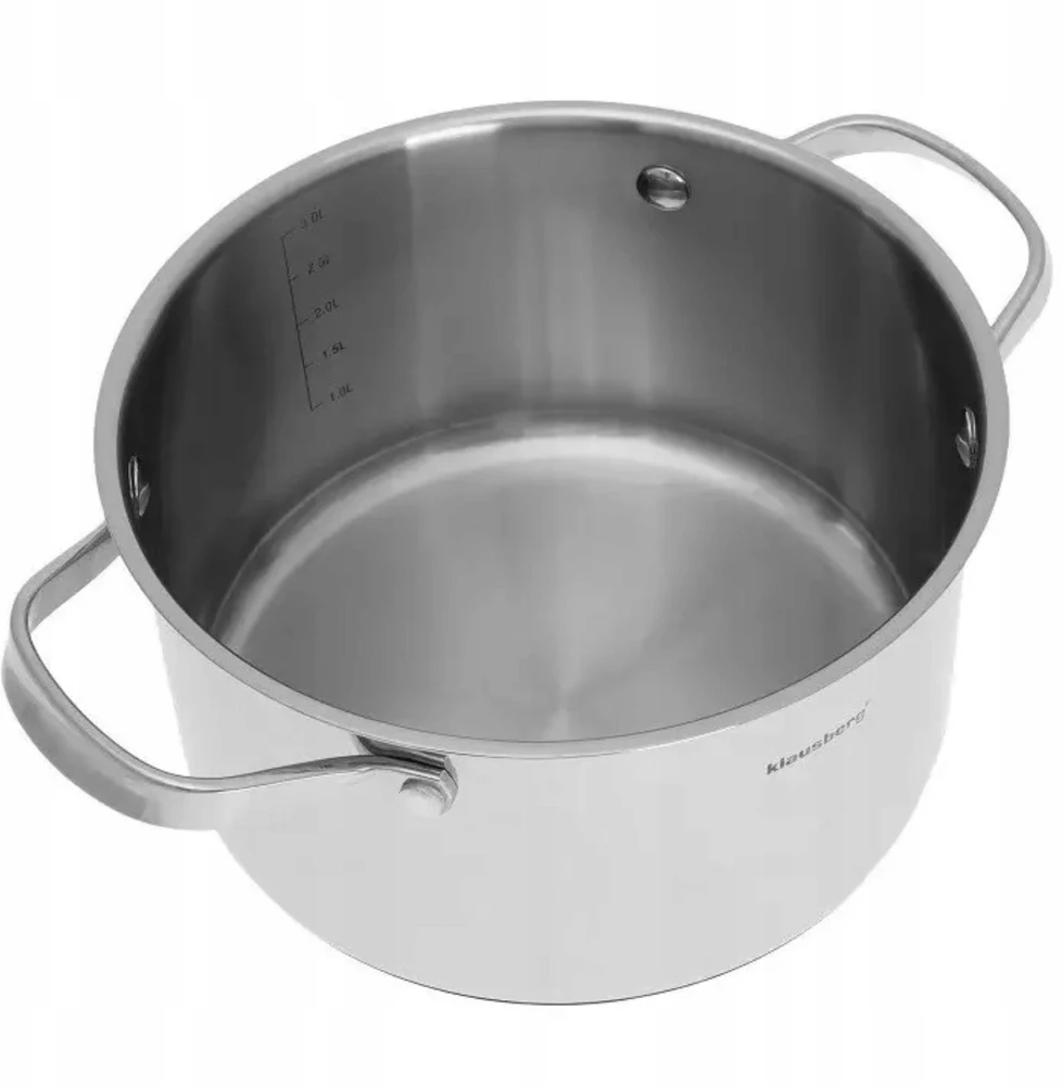 Puodas su pokrywą, stal śr.16cm 1,8l klausberg